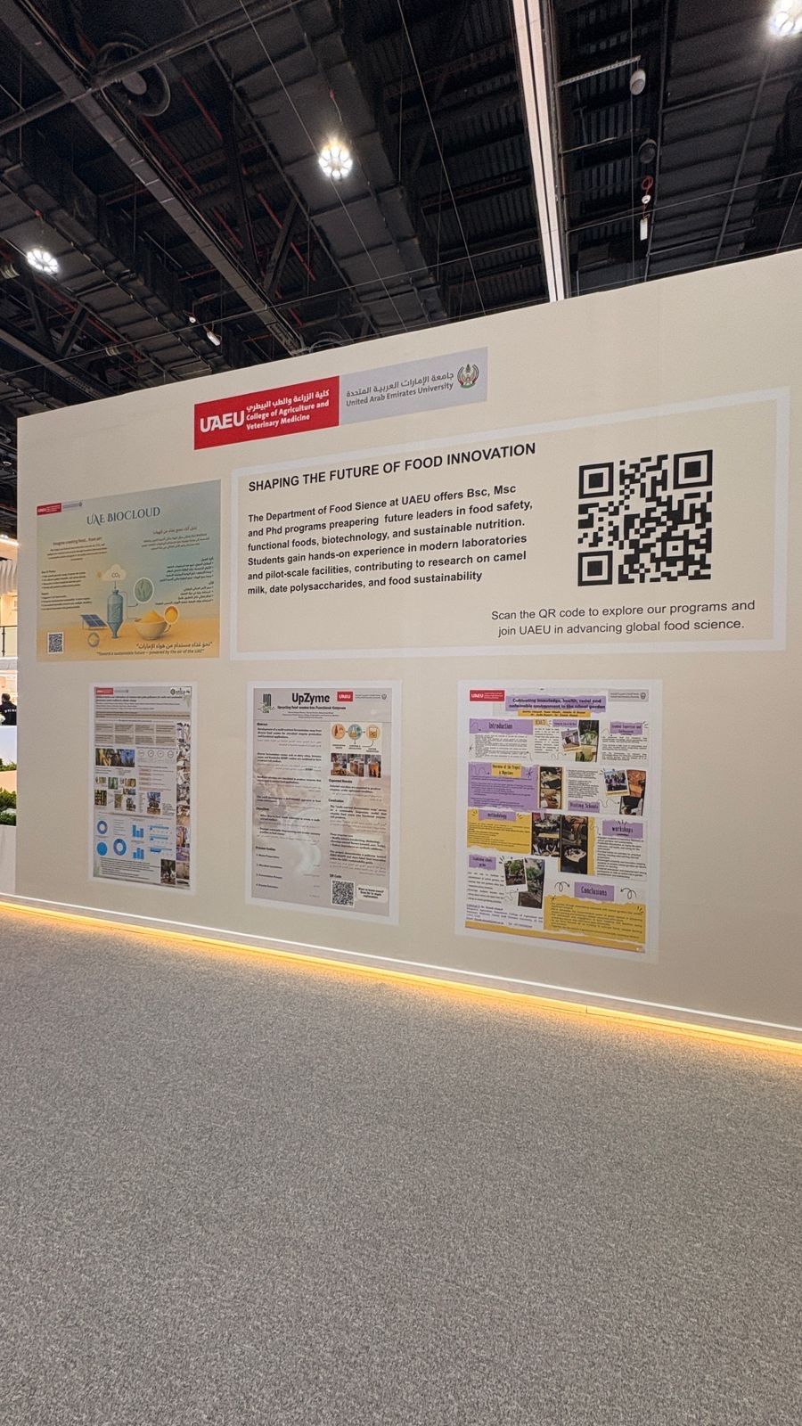 Abu Dhabi Global Food Week Scientific Participation