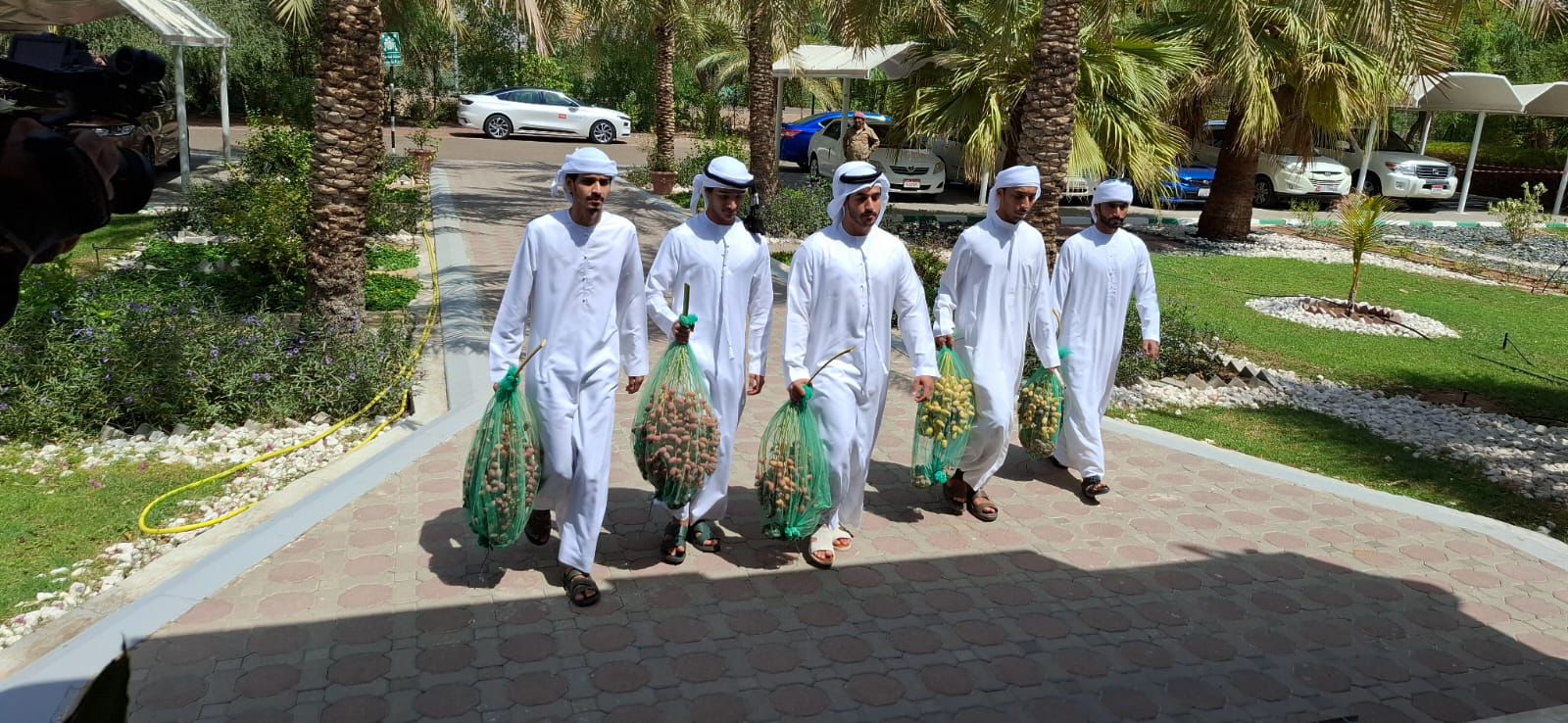 Student Harvest and Date-Palm Activities